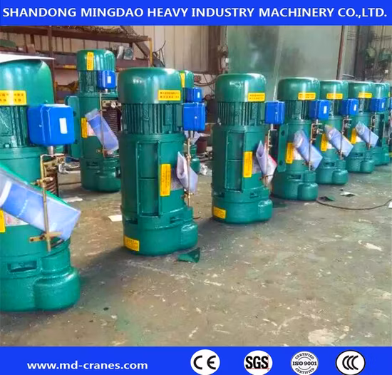 China Mingdao Brand 2 Ton 5 Ton 10 Ton CD1 MD Single Double Speed Winch Electric Steel Wire Rope Hoist Winch for Cranes Parts with Low Price
