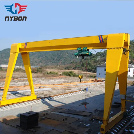 Dingya Marble Steel Factory Double Girder Beam Gantry Goliath Cranes