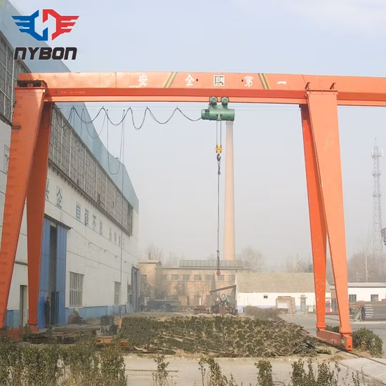 Dingya Marble Steel Factory Double Girder Beam Gantry Goliath Cranes