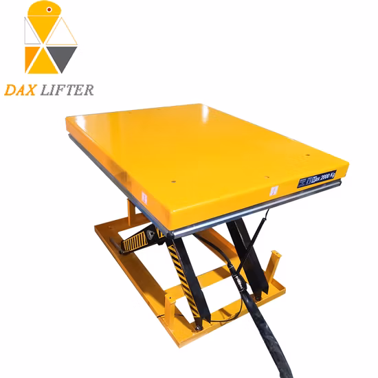 China Factory Cheap Price 2000kg Safe Durable Scissor Lifting Platform