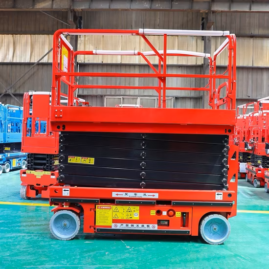 8m Hydraulic Lift Scissor Lift Elevator Mobile Lifting Platform