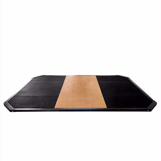 Fitness Equipment Training Wood Deadlift Rectangular Plataforma De Levantamiento Halterofilia Commercial Gym Bar Bench Weight Lifting Platform for Lifting